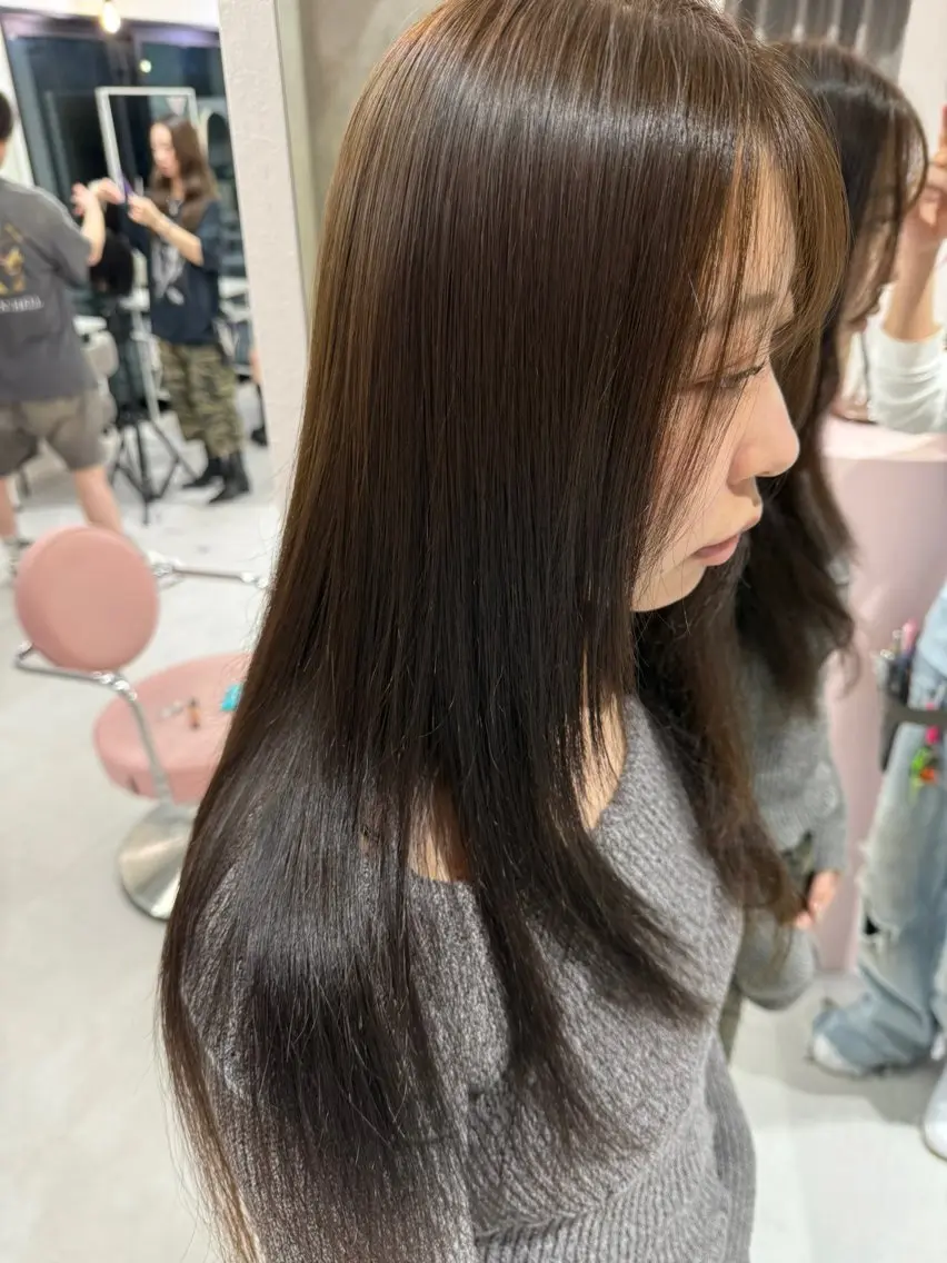 ロング カラー 西村 龍之介のヘアスタイル