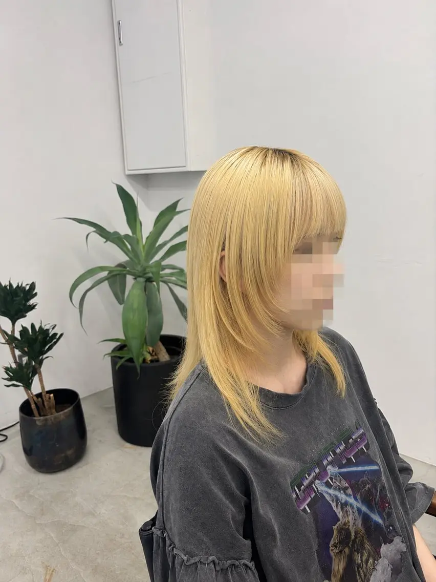 ミディアム 顔周りカット レイヤーカット Telasu 🐈ゆうかのヘアスタイル