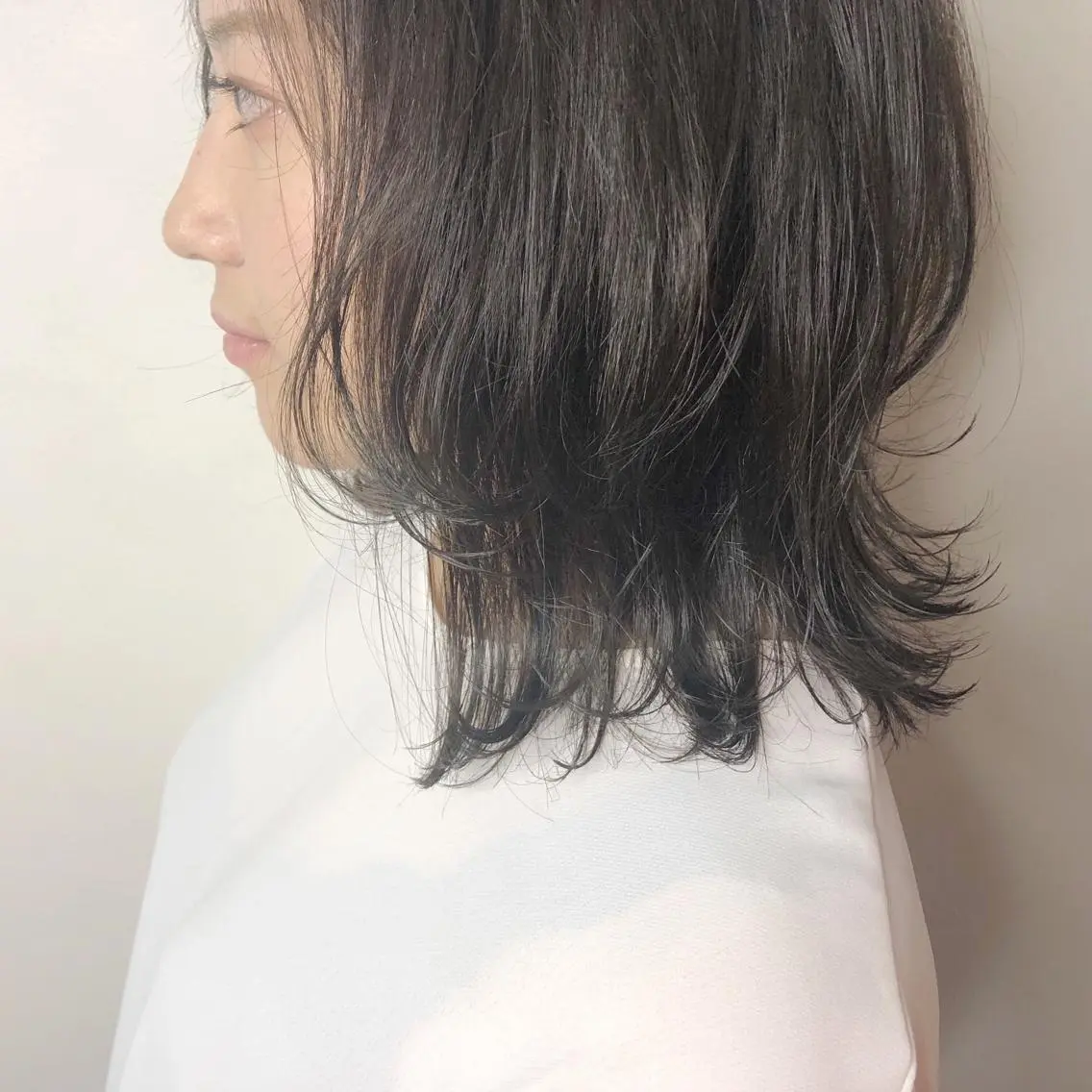 ミディアム カラー カラーモデル募集中 美容室ハピスのヘアスタイル