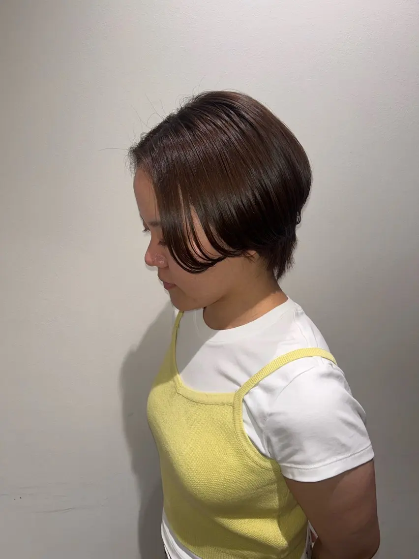 ショート カラー ちもも 🩵ྀིのヘアスタイル
