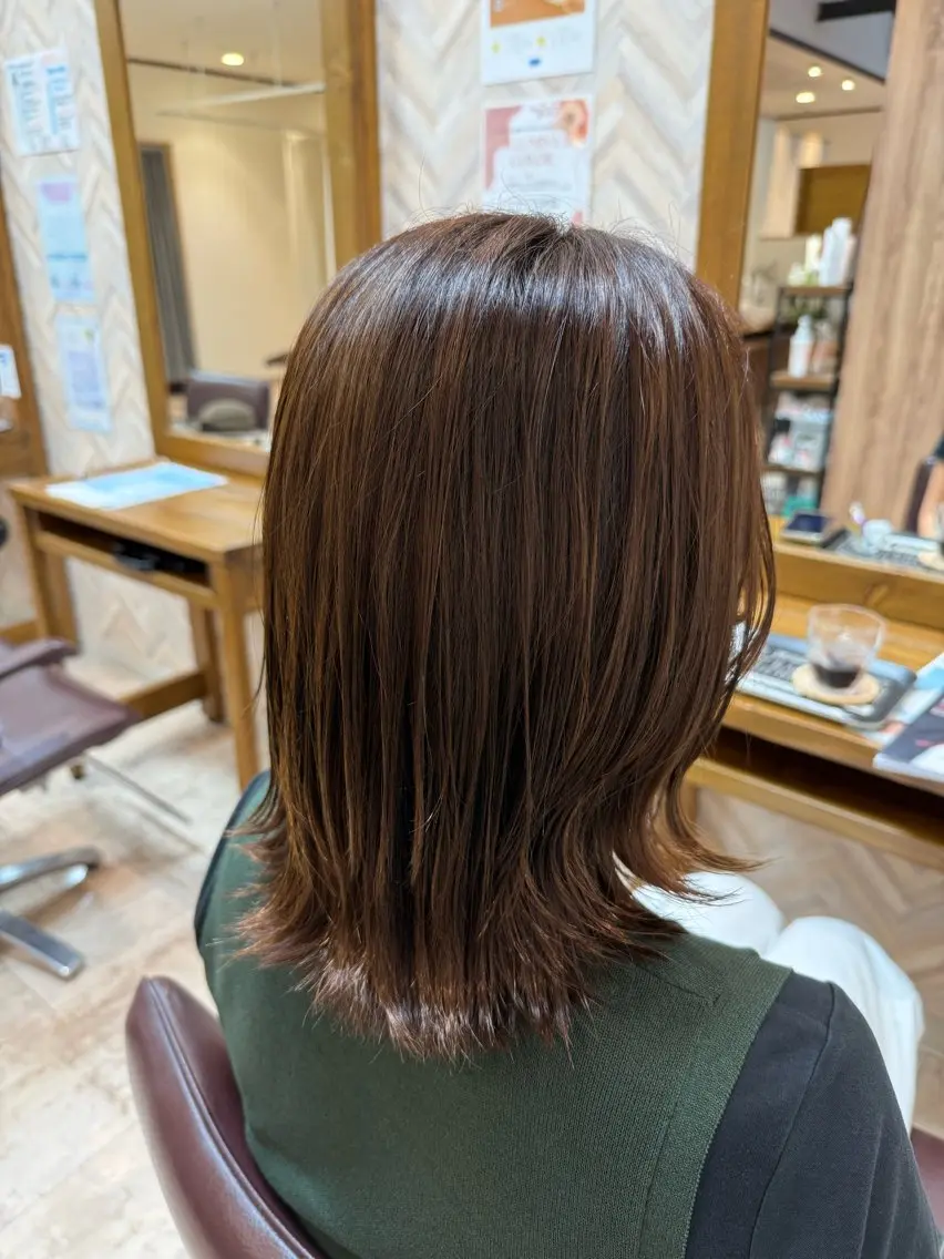 ミディアム カット 【STYLE】 🥑MEI🍒のヘアスタイル