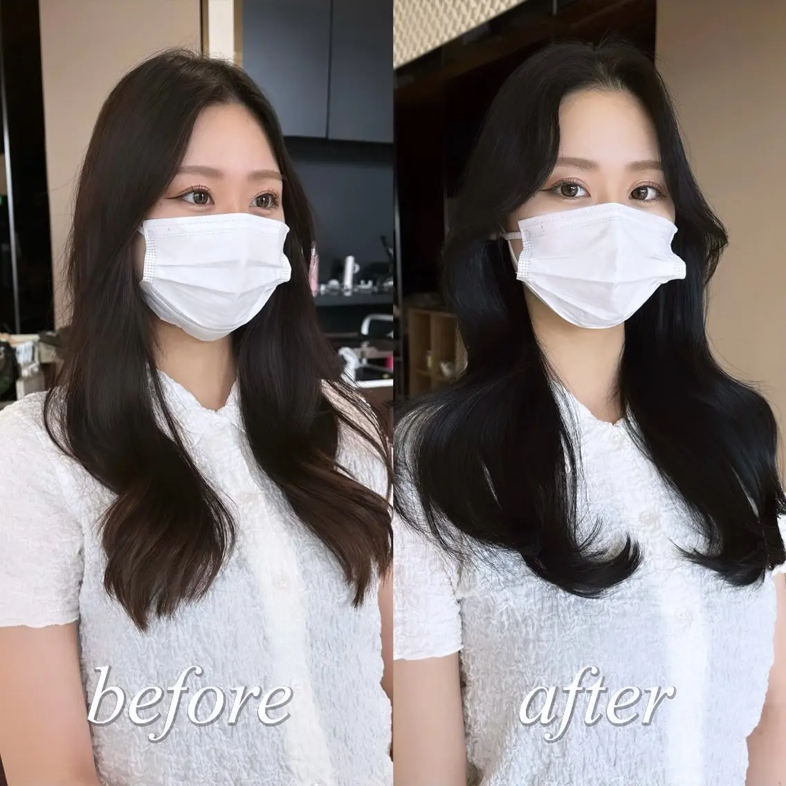 【ミニモ限定特別価格🉐】似合わせカット✂️+艶カラー🩶+AFLOATオリジナルトリートメント⭐️の写真