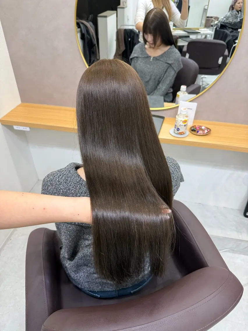 ロング カラー ヘアアレンジ カット ヘアカラー トリートメント ヘアセット 💗横浜美容室 💗HARUNAのヘアスタイル