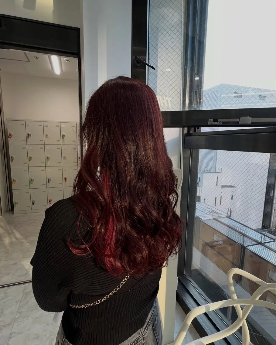 セミロング ヘアカラー トリートメント かわいいモテカラー 🎀SAAKA🎀のヘアスタイル