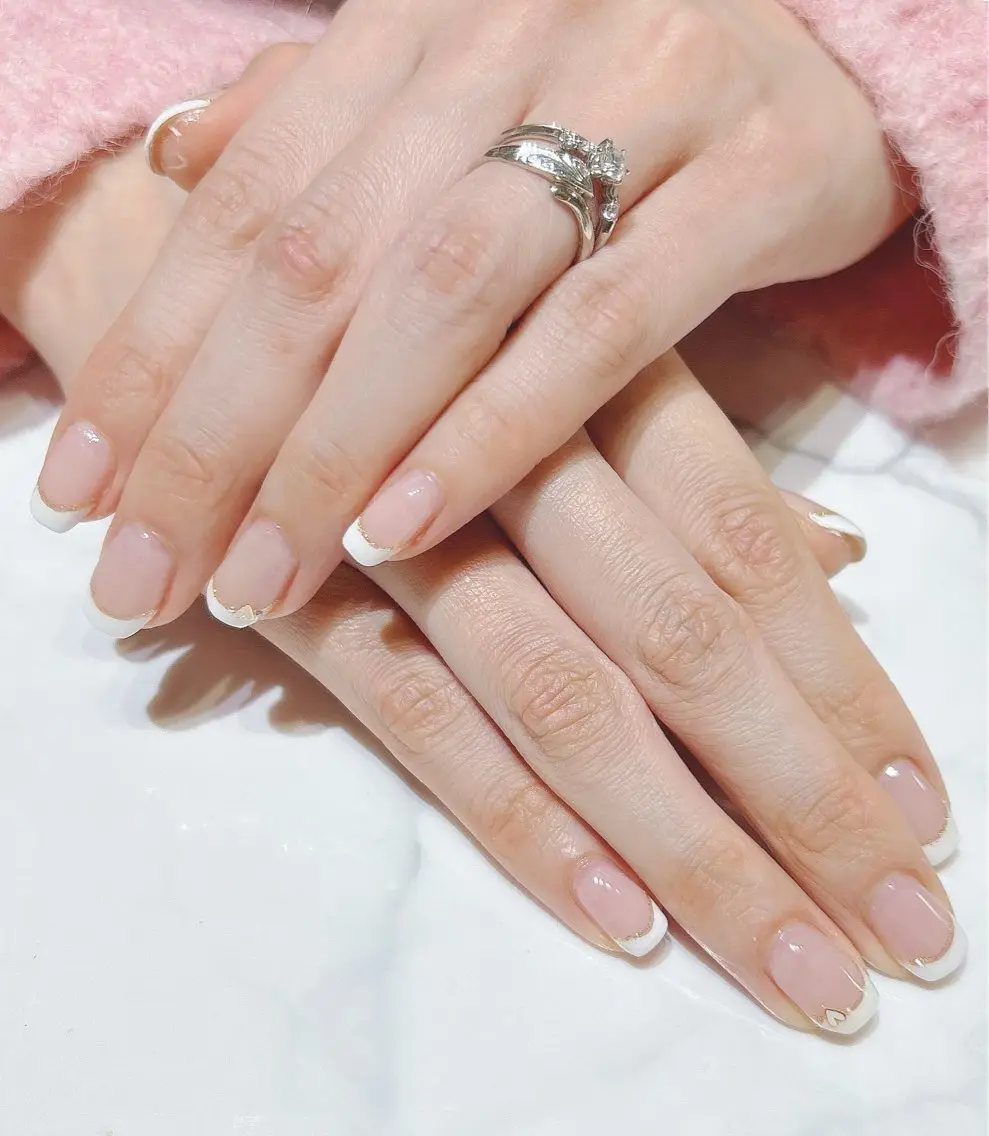 ネイル フレンチネイル ネイルサロン Belleのネイルデザイン