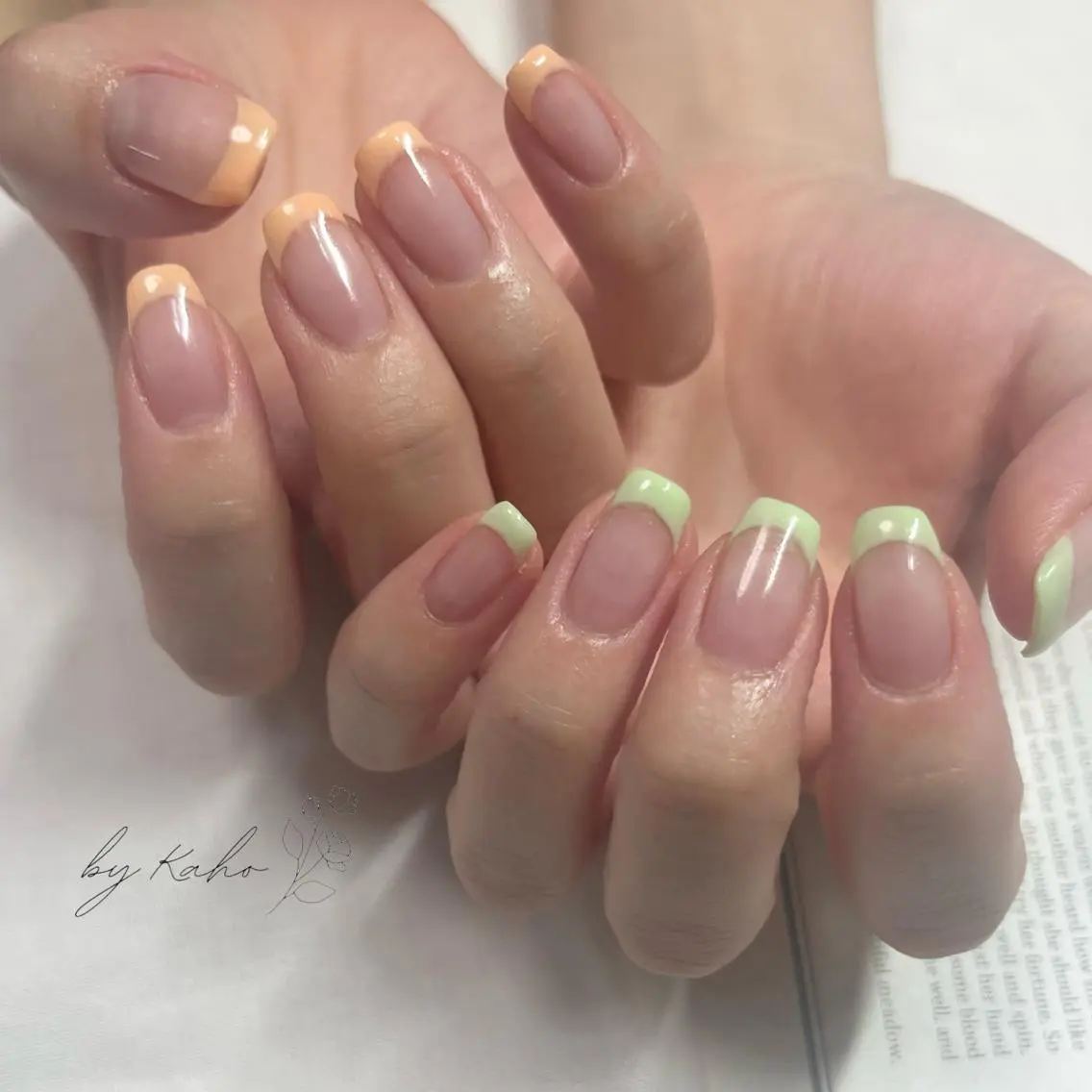ネイル クリアネイル フレンチネイル NAiL by.kahoのネイルデザイン