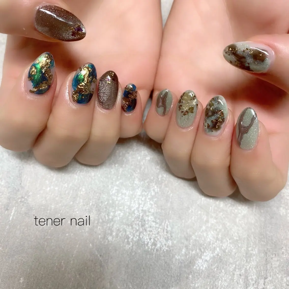 ネイル ニュアンスネイル テネルネイル tener nailのネイルデザイン