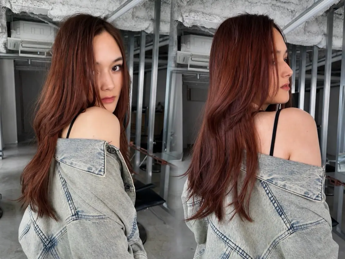 ロング カット ヘアカラー トリートメント nanami ¦髪質改善¦ブリーチのヘアスタイル