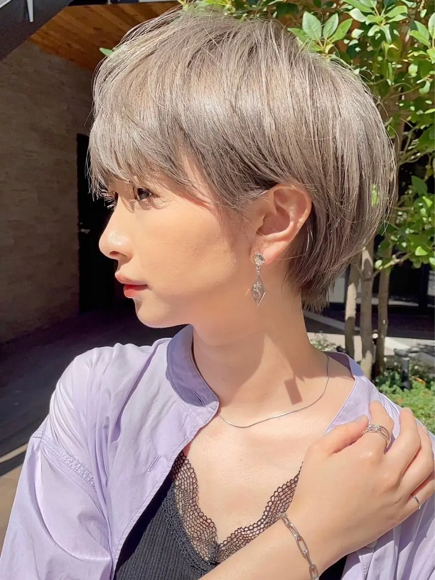 ショート 似合わせショート 森岡俊亮のヘアスタイル