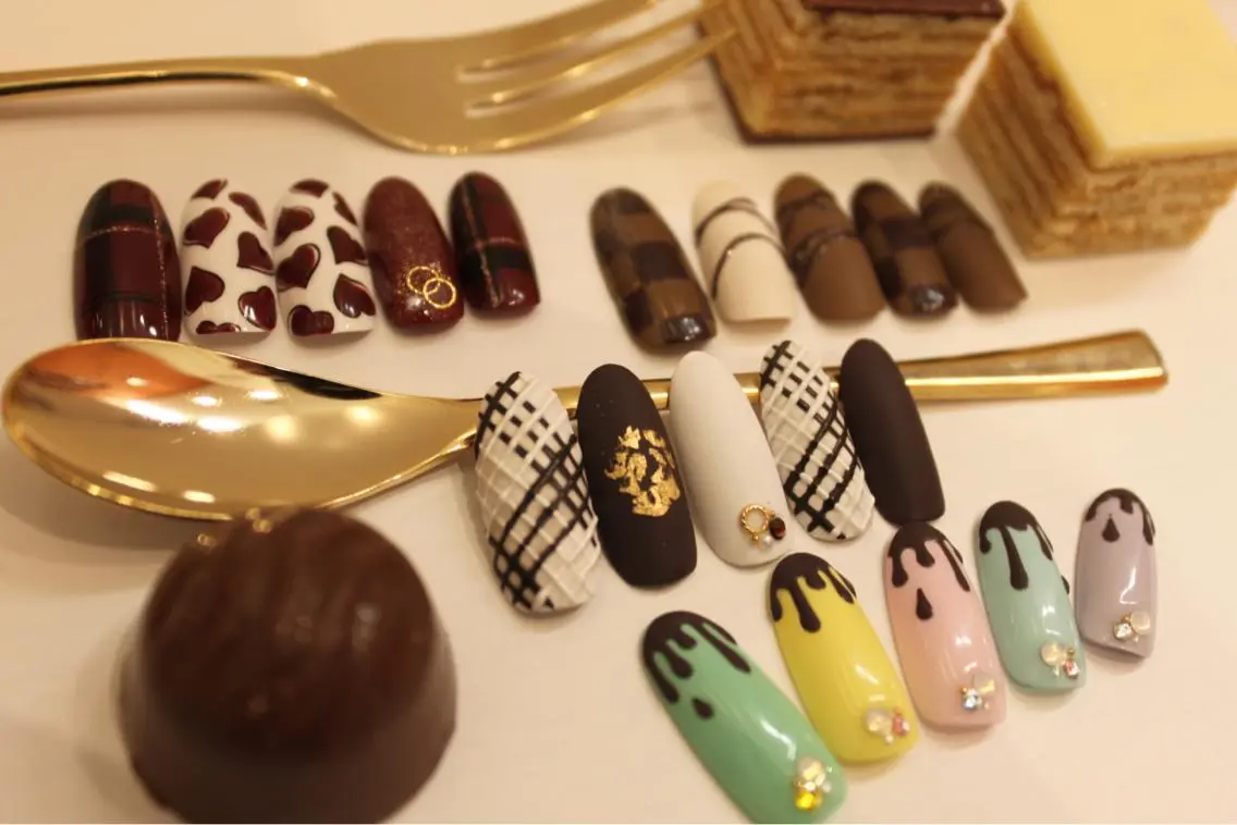 ネイル バレンタイン NAILSALON RuINのネイルデザイン
