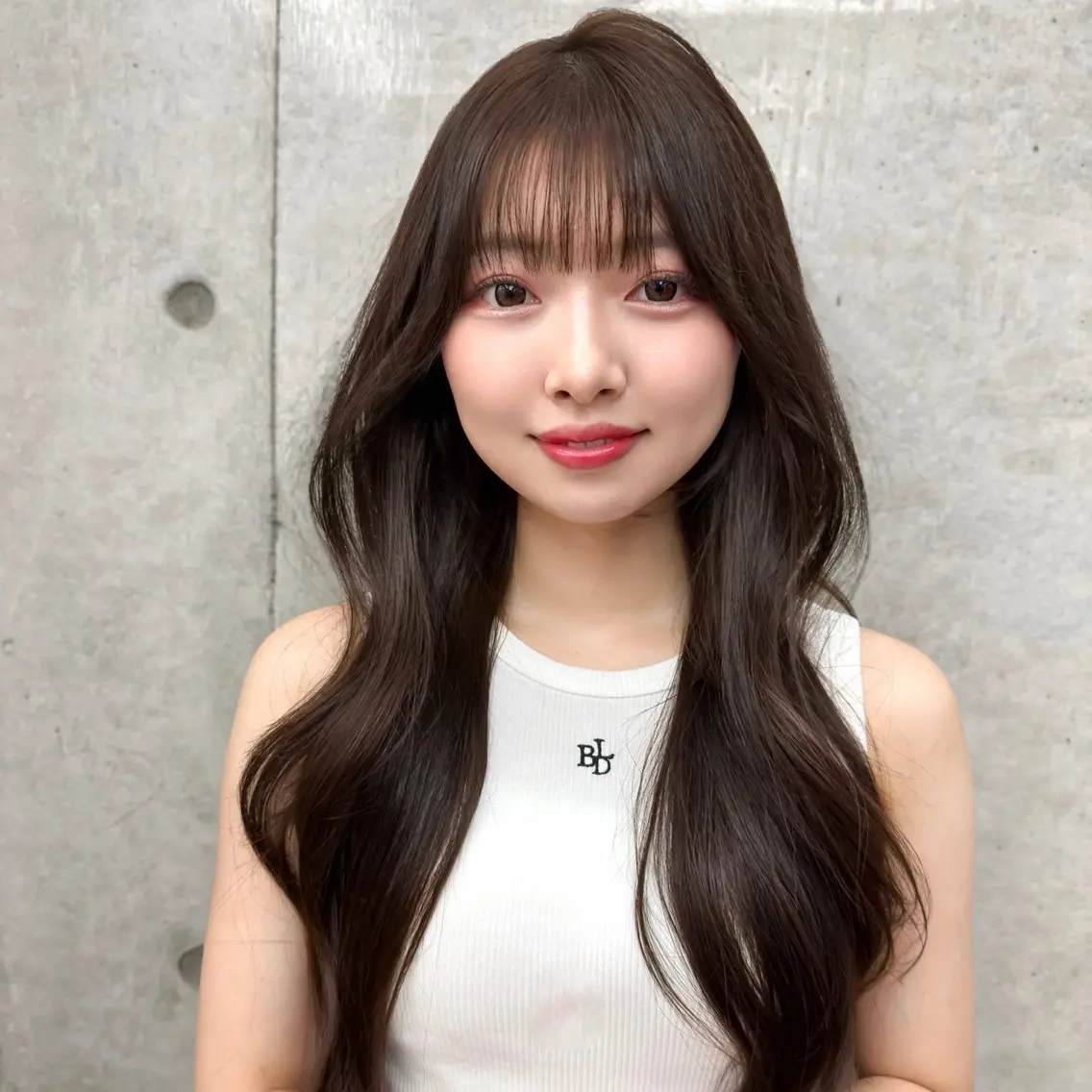 ロング カラー カット ヘアカラー トリートメント ヘッドスパ 韓国ヘア🇰🇷 レイヤー/芝春樹のヘアスタイル