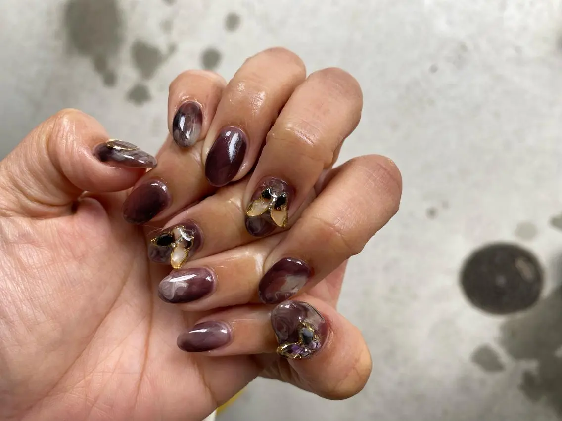 ネイル ハンドネイル nailsalon ∞ ﾐｶﾅﾙ ∞のネイルデザイン