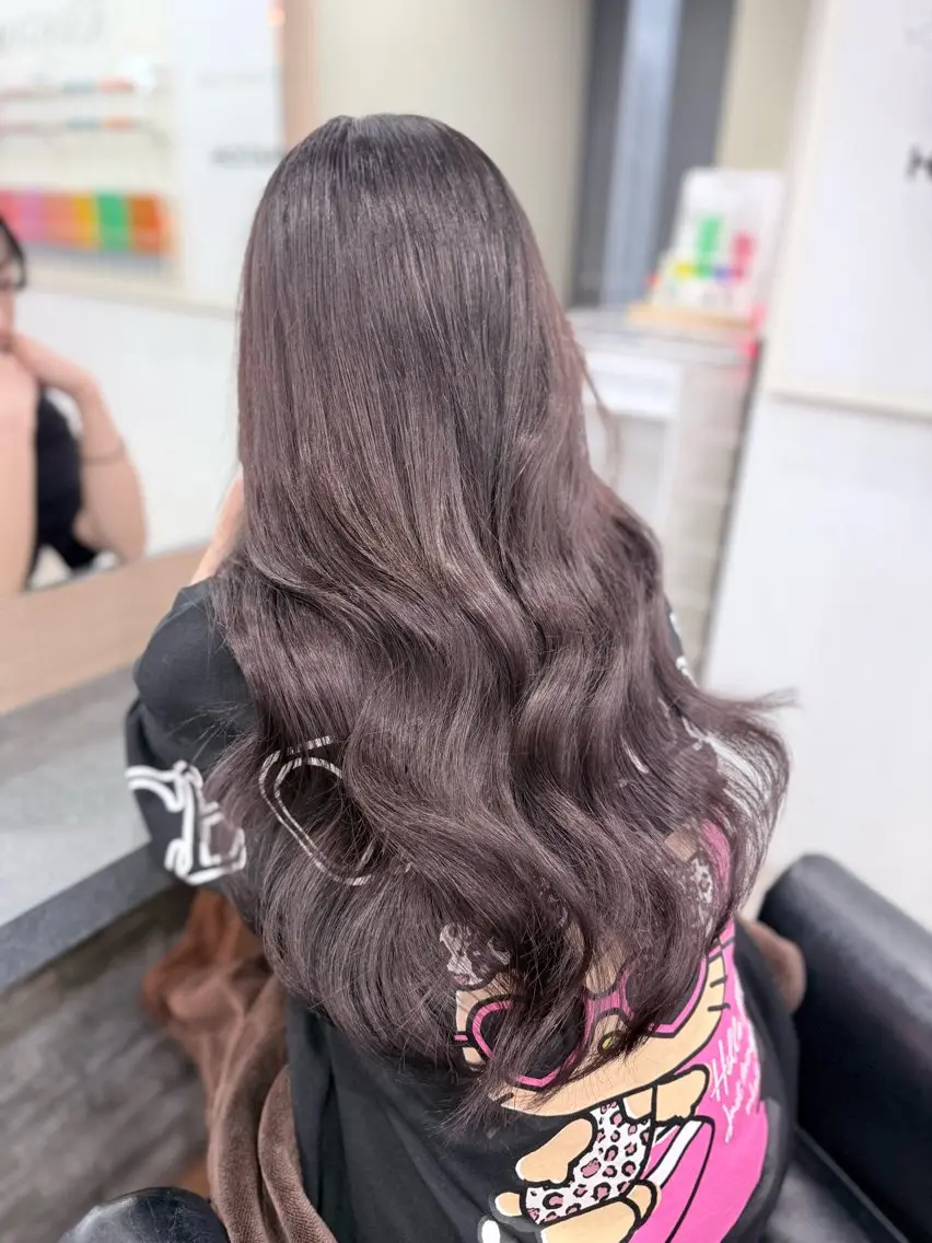 ロング カラー ボブ ヘアカラー エクステ RIEブリーチ& エクステ特化型のヘアスタイル