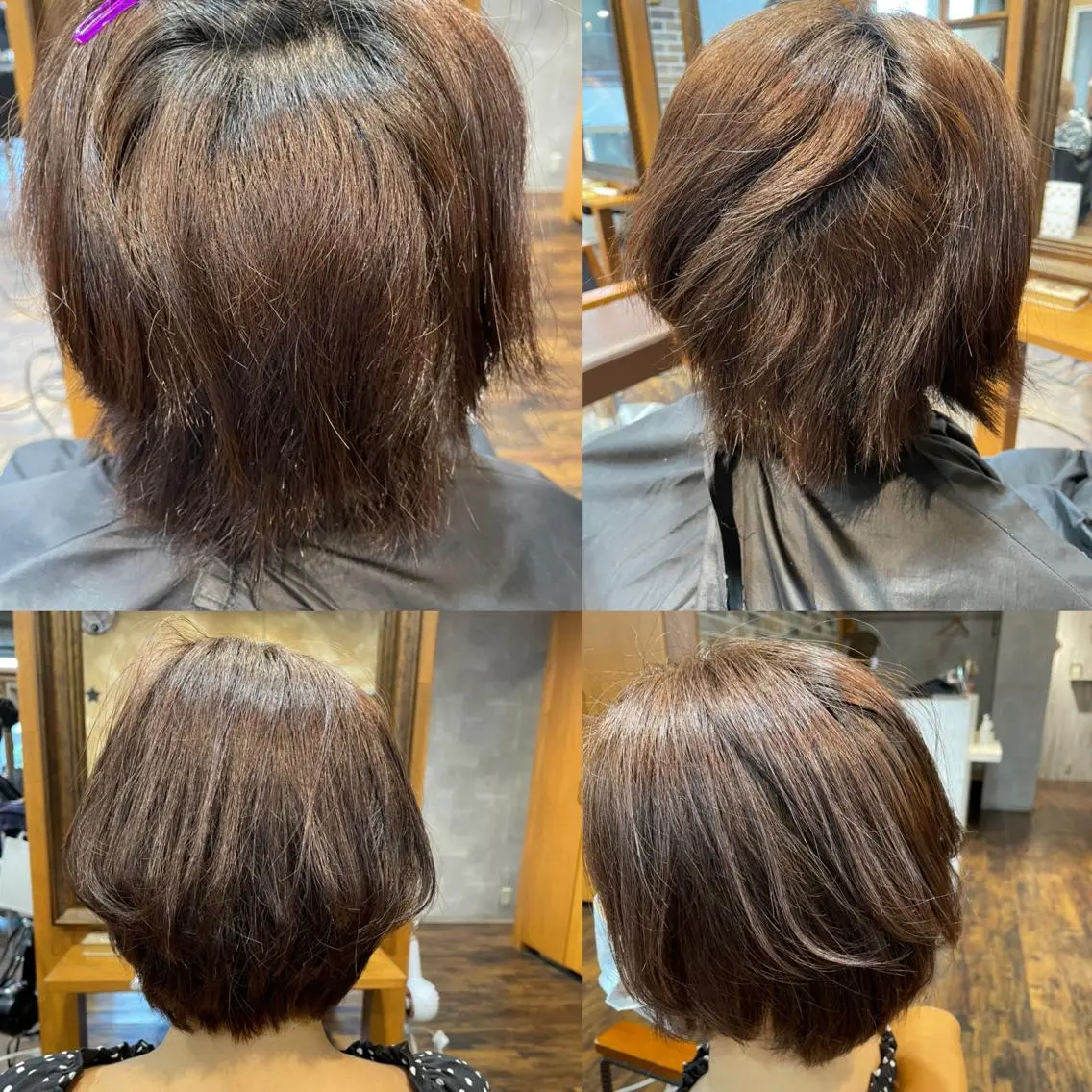 【ミニモ限定!SNSなど載せても良い方限定】カット+髪質改善ストレートの写真