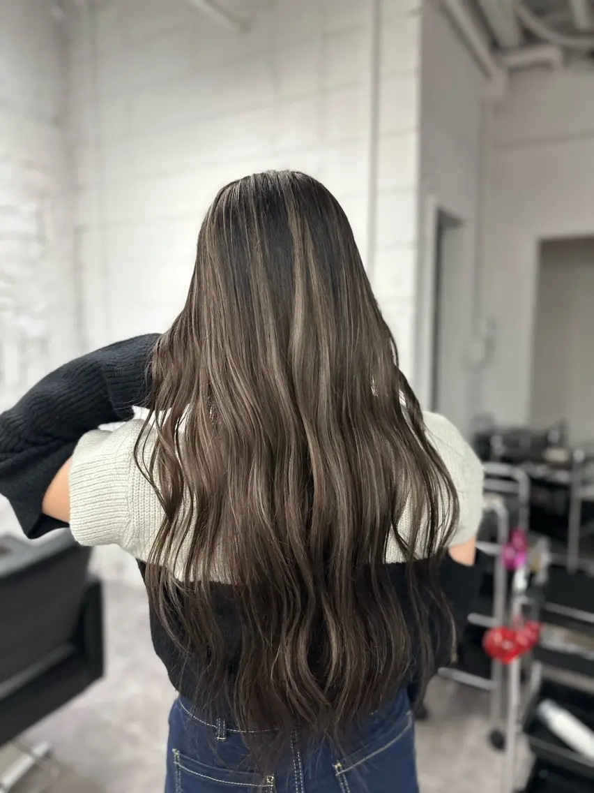 ロング カラー ヘアアレンジ 久米 治仁のヘアスタイル