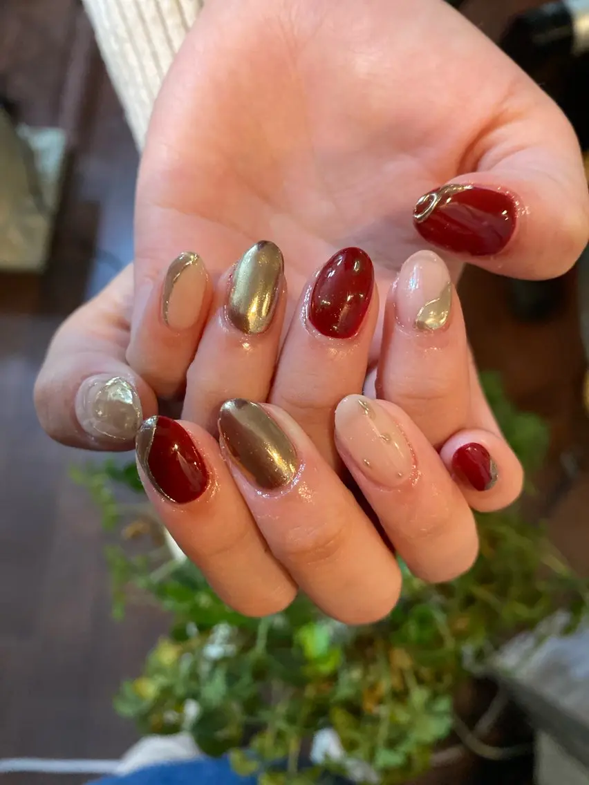 ネイル crystal ⭐︎ colorのネイルデザイン