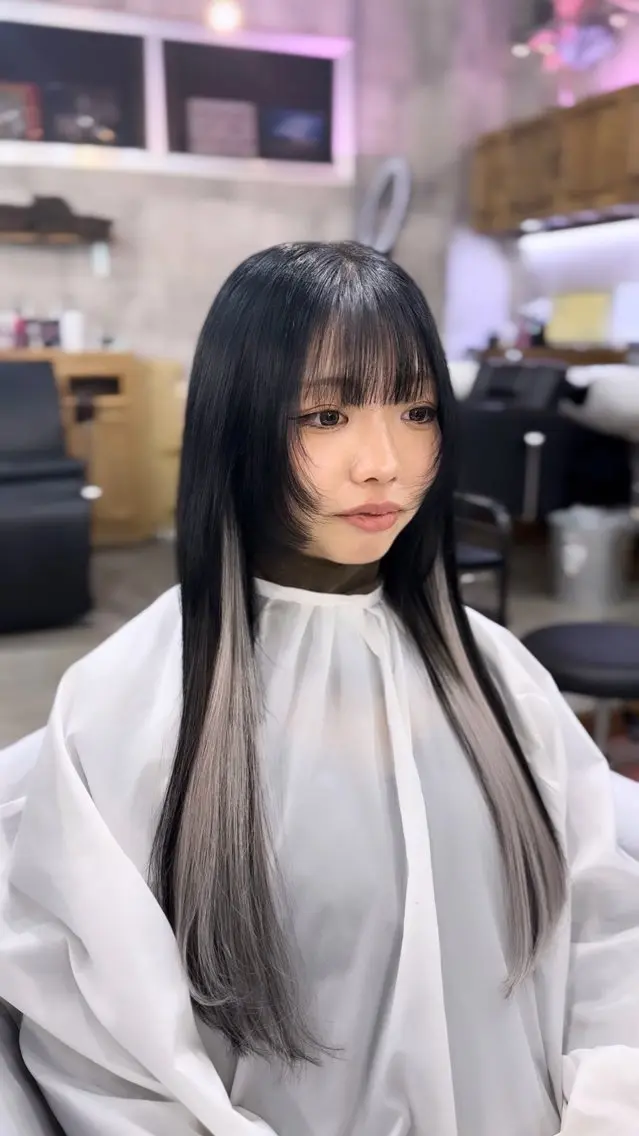 ロング ロング エクステ uda 抜きっぱなし /最高級エクステのヘアスタイル
