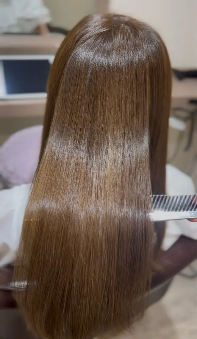 ロング カット ヘアカラー トリートメント 井上 美春のヘアスタイル