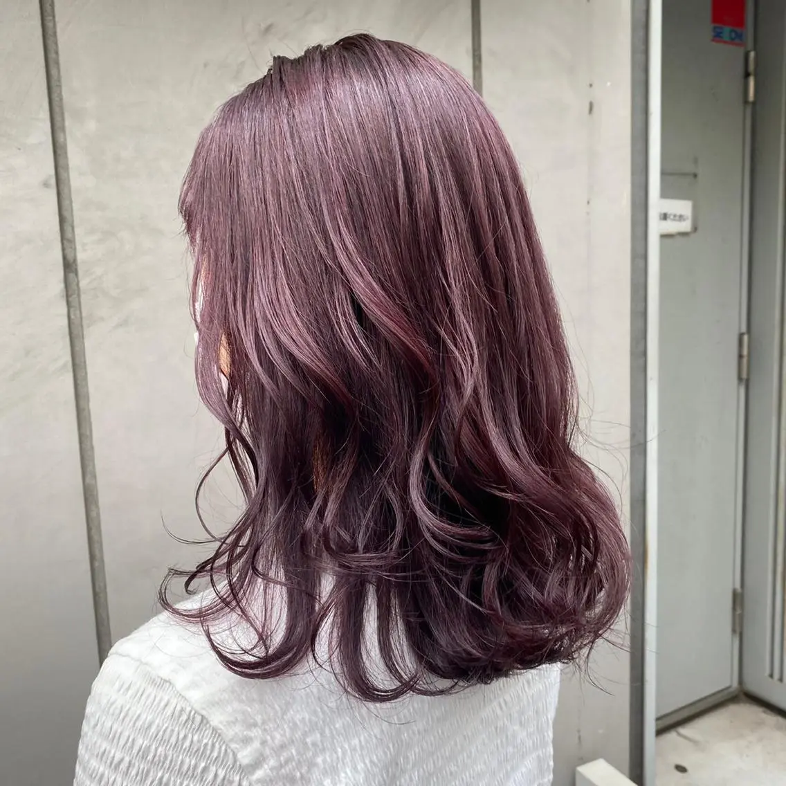 セミロング カラー パーマ ヘアアレンジ メンズ キッズ ネイル マツエク・マツパ 🦋韓国風カラー🦋 こうせい原宿のヘアスタイル