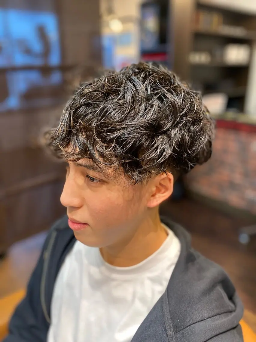 パーマ 【メンズパーマ】 山下勝勲のヘアスタイル