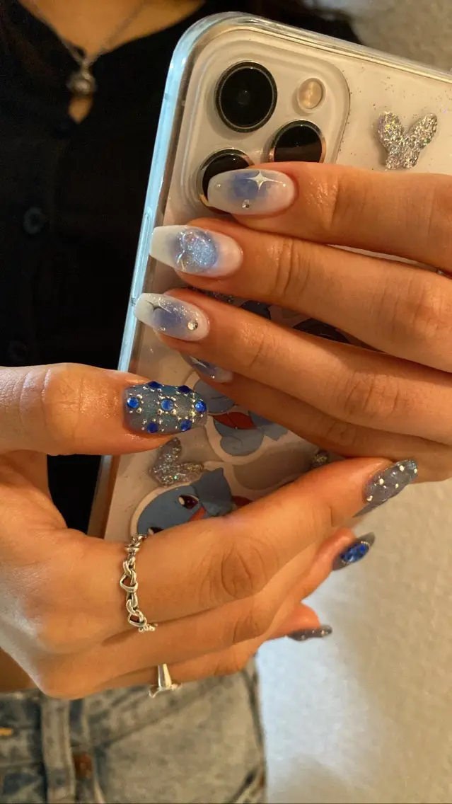 ロング カラー ネイル tetty nailsalonのネイルデザイン