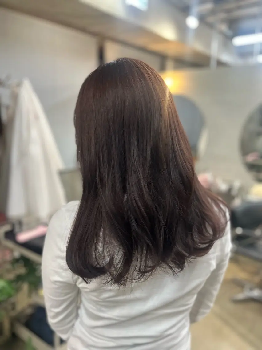 ミディアム サワムラ ソナタのヘアスタイル