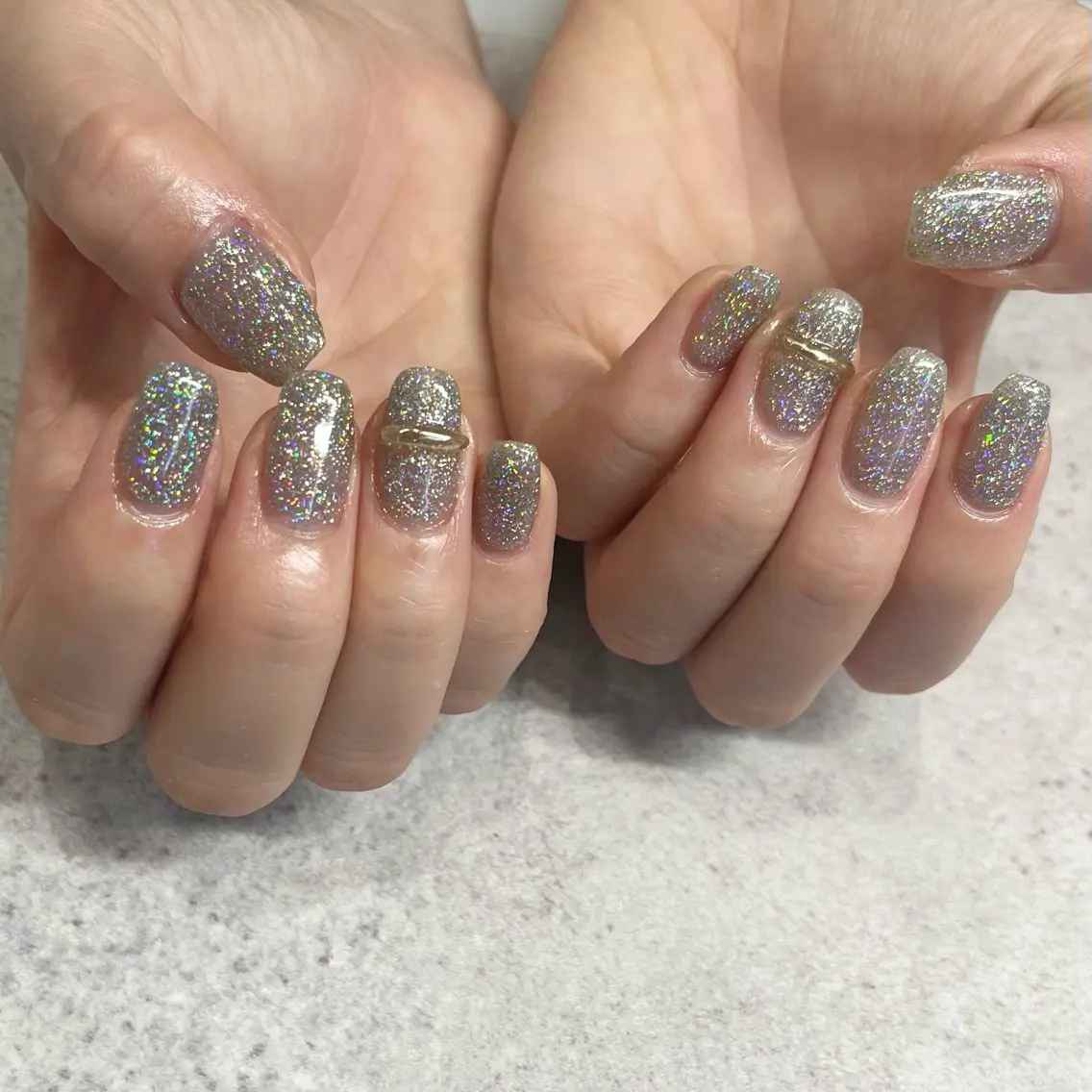 ネイル フラッシュネイル ハンドネイル Aurum ♡︎ miyukiのネイルデザイン