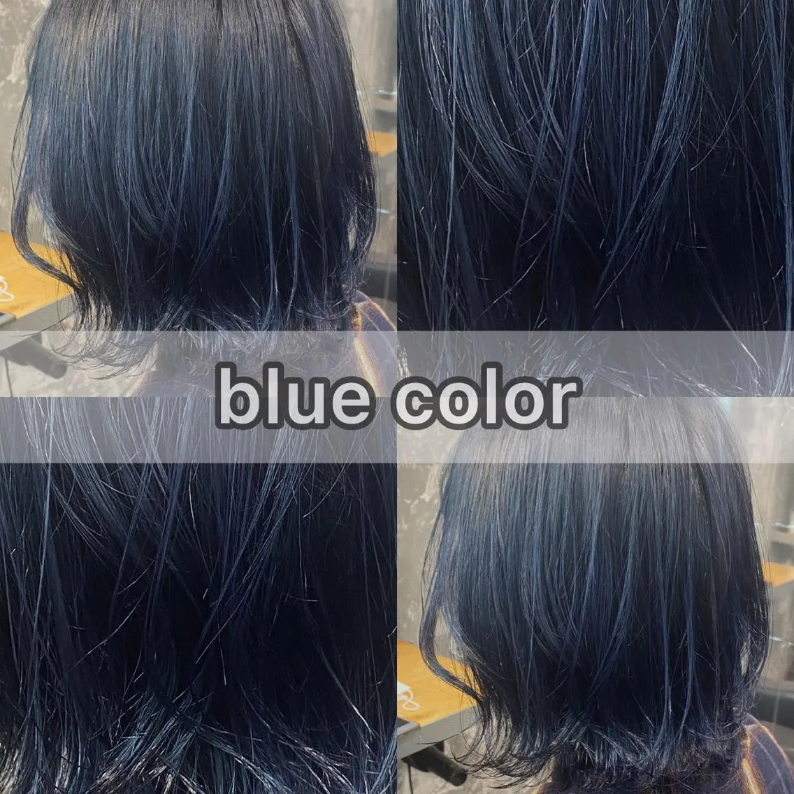 ロング カラー パーマ ヘアアレンジ メンズ キッズ ネイル マツエク・マツパ ネイビーカラー ネイビー 当日予約⭕️ JUNYAのヘアスタイル