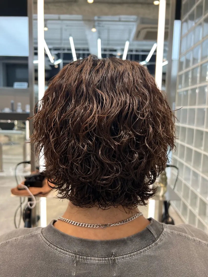 パーマ メンズ カット パーマ 川口 翔太郎（fifth）のヘアスタイル