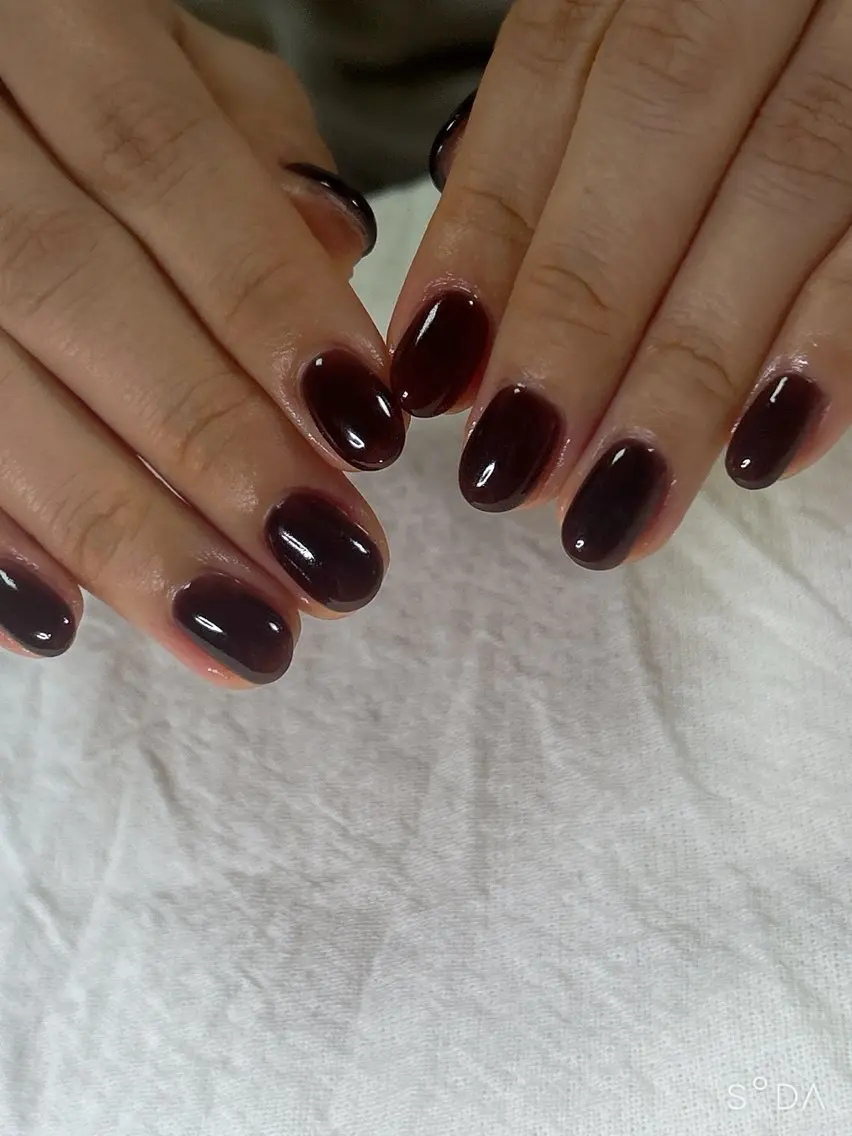 𓇼hand nail(ケアあり)ワンカラー𓇼の写真