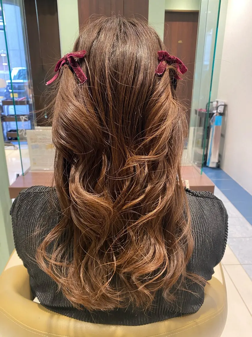 🦄ヘアセット🦄土日祝+550円ですの写真