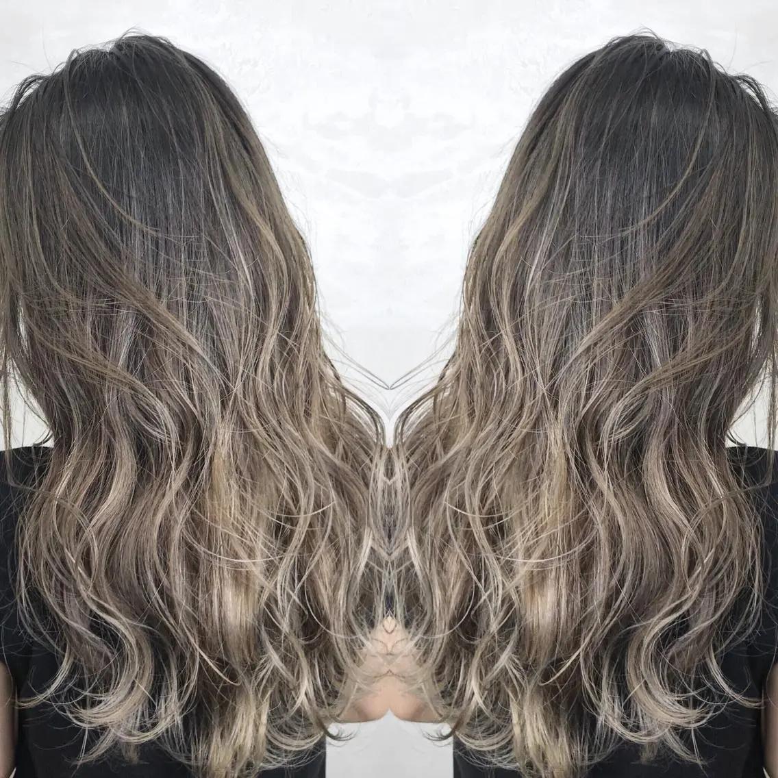ロング カラー LUSTRE クロサワのヘアスタイル