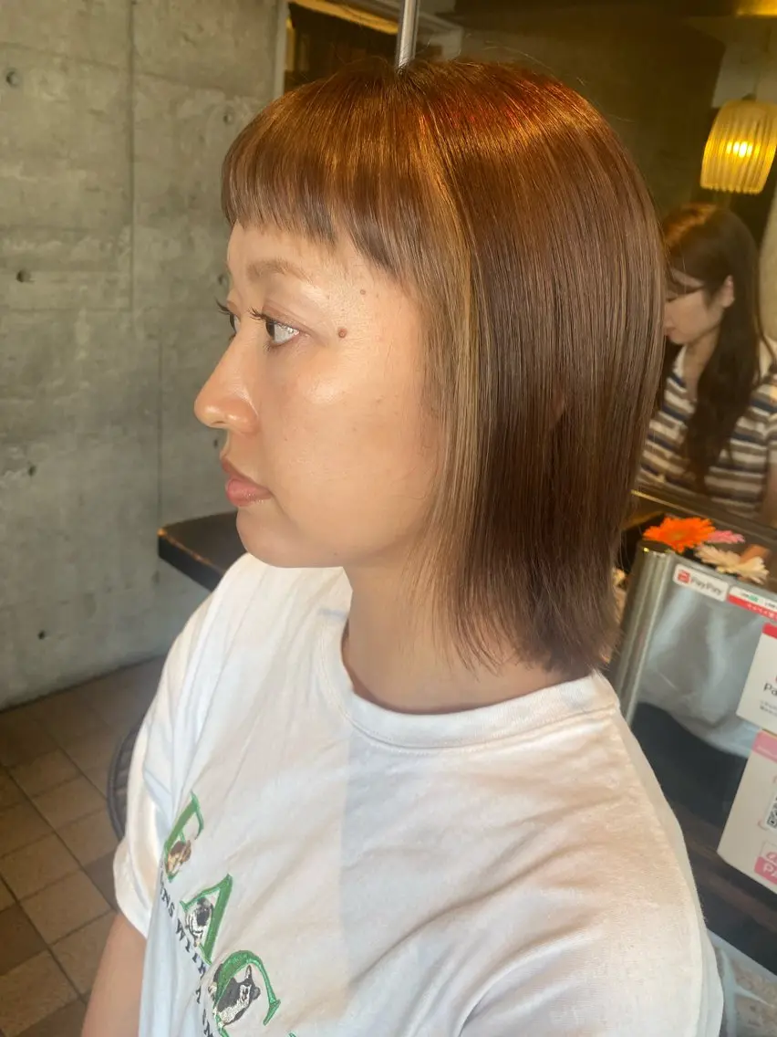 ミディアム ラピスキーズ 寺本のヘアスタイル