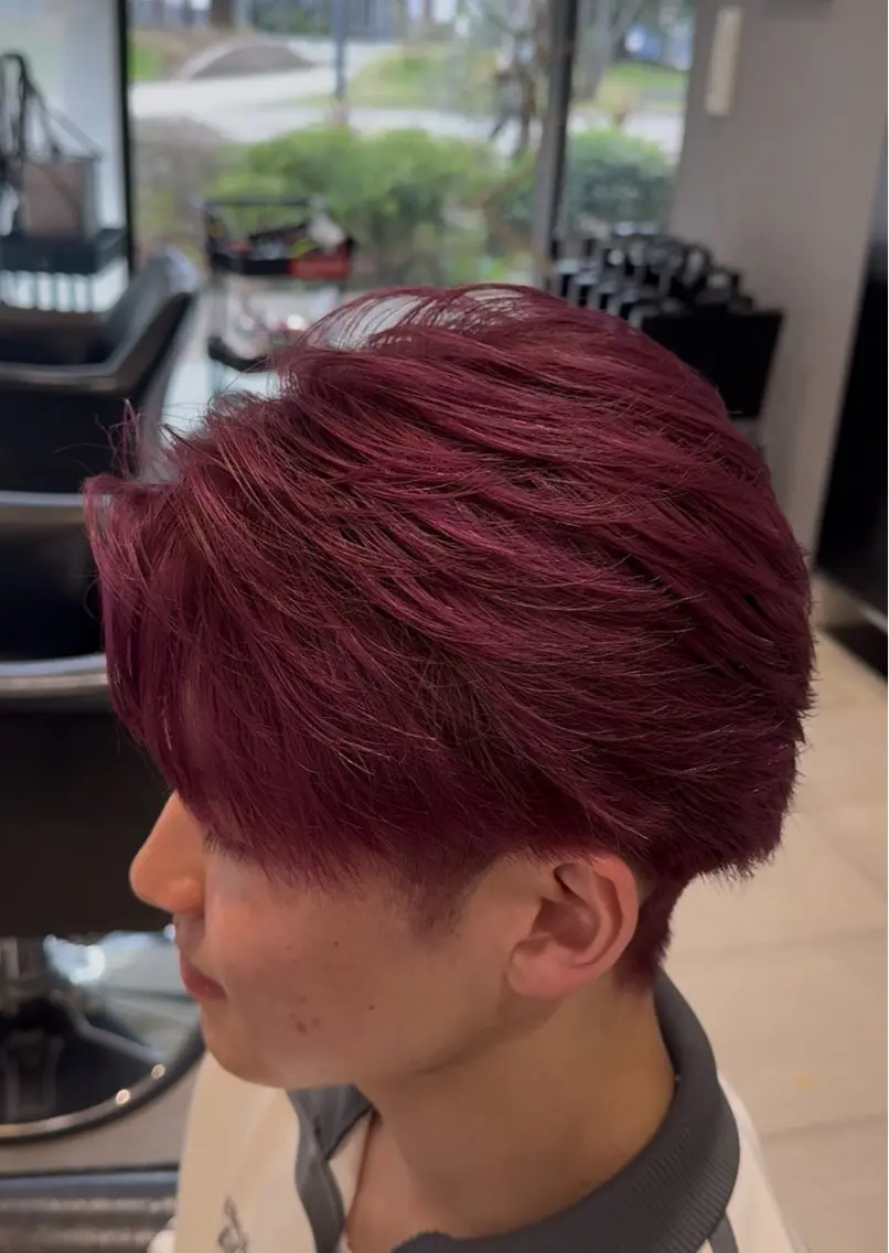 メンズ カット ヘアカラー 野村安芸 /特殊パーマのヘアスタイル