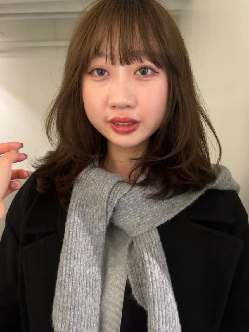 【再来】顔まわりカット+カラー+クイックケアの写真