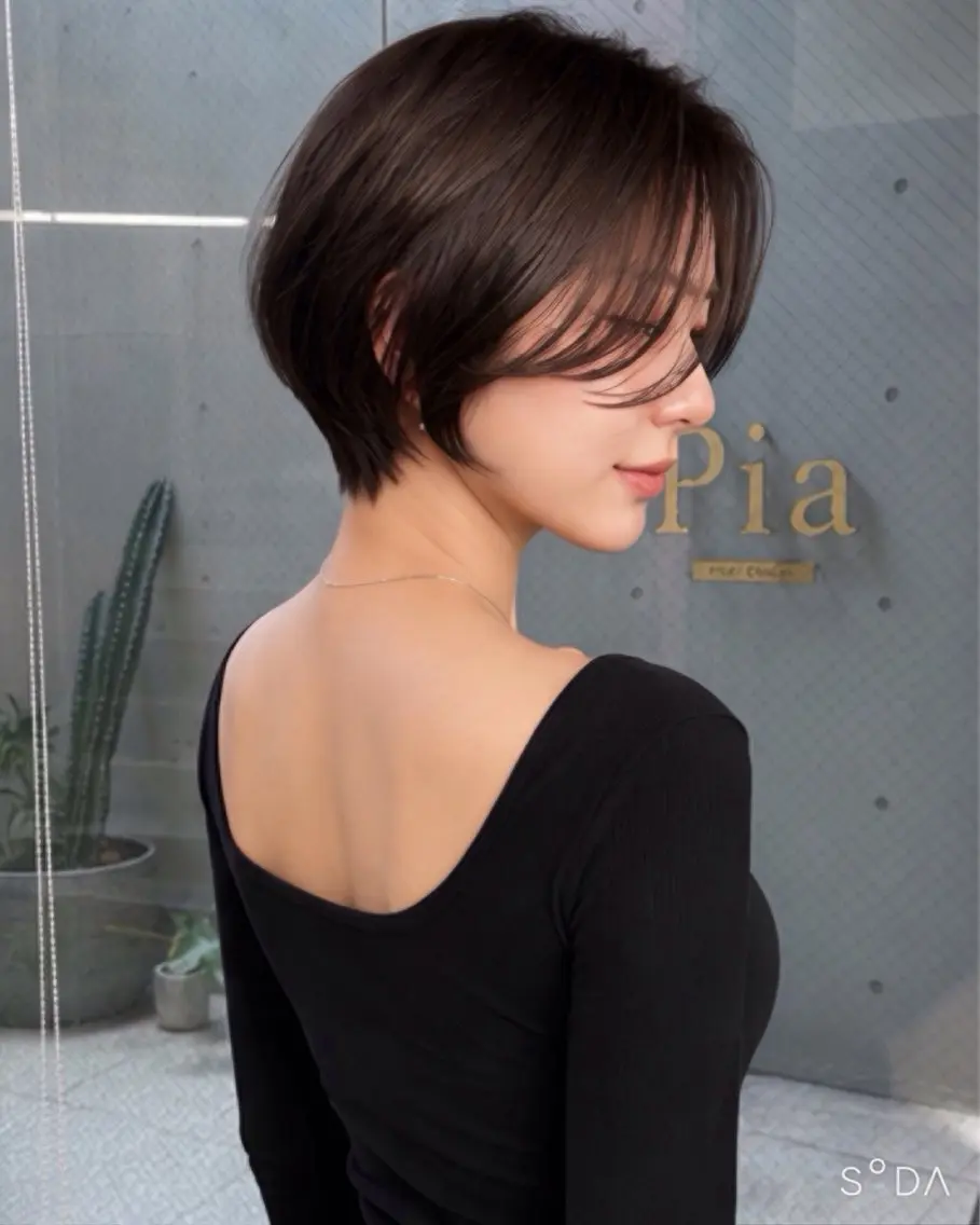 ショート ショートヘア カット トリートメント pia 薬院のヘアスタイル