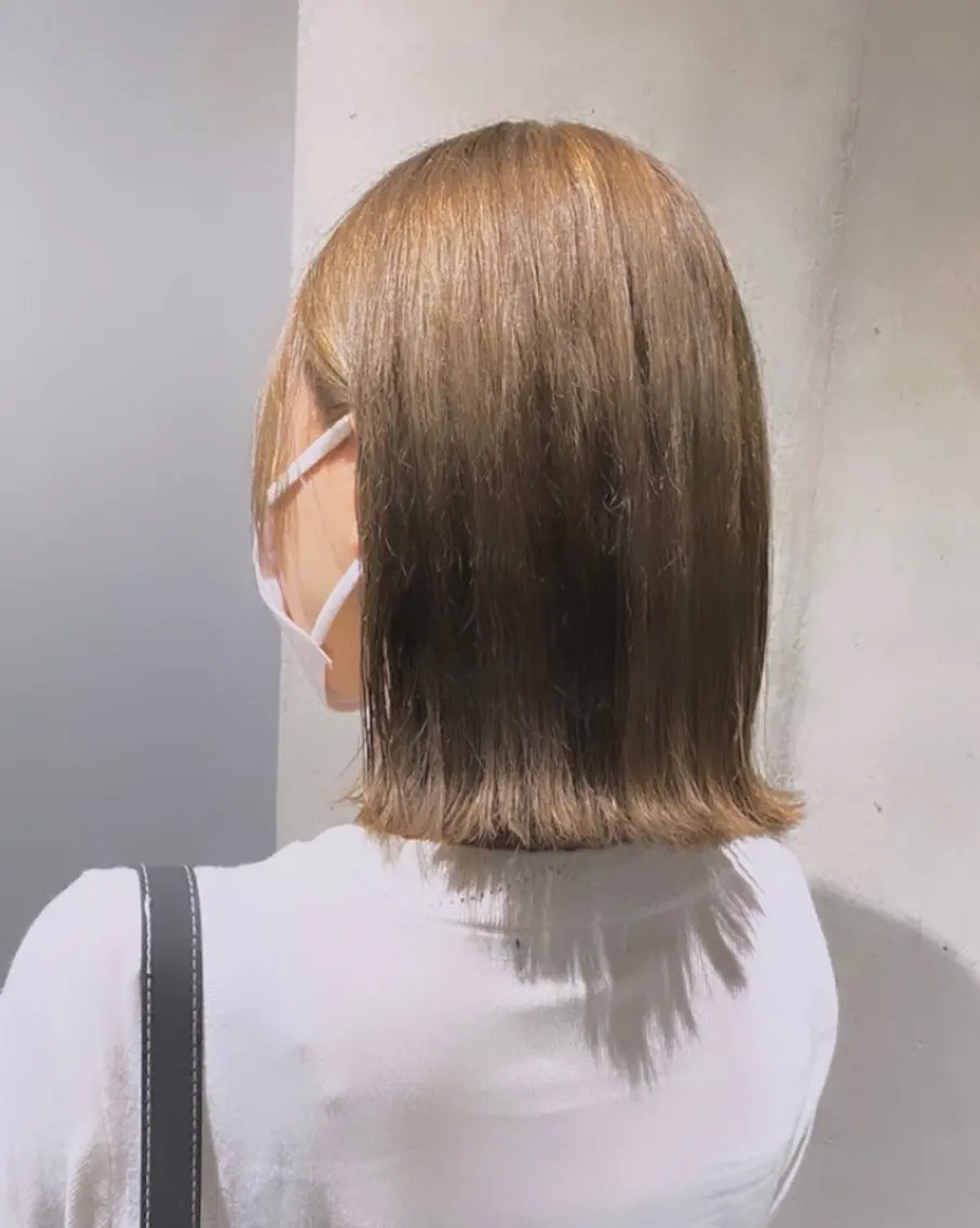 セミロング カラー カット ヘアカラー トリートメント 🌫️大人韓国ヘア 🌫️naoyaのヘアスタイル