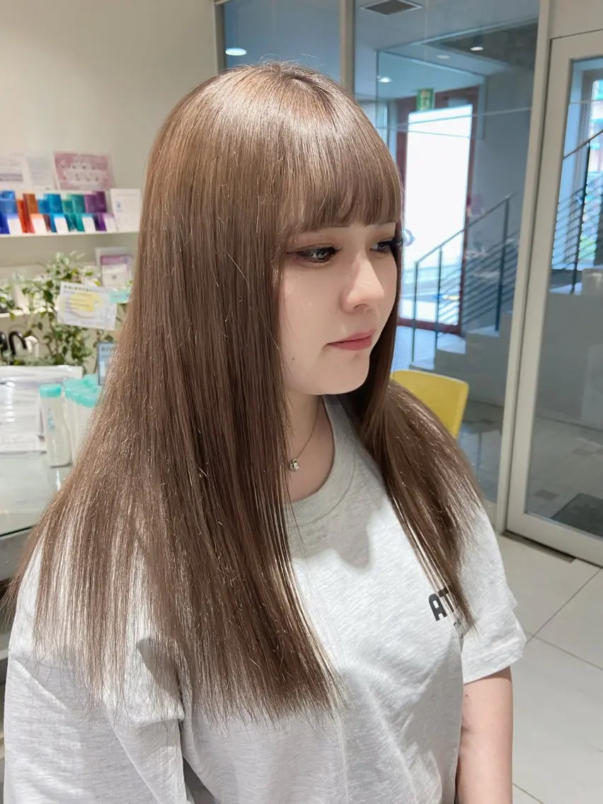ロング カラー ヘアカラー 浅野 匠のヘアスタイル
