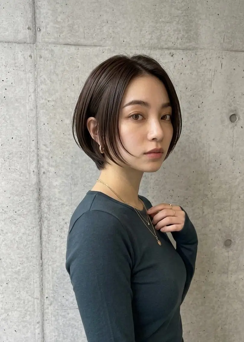 ショート ショートヘア スガハラ アンナのヘアスタイル