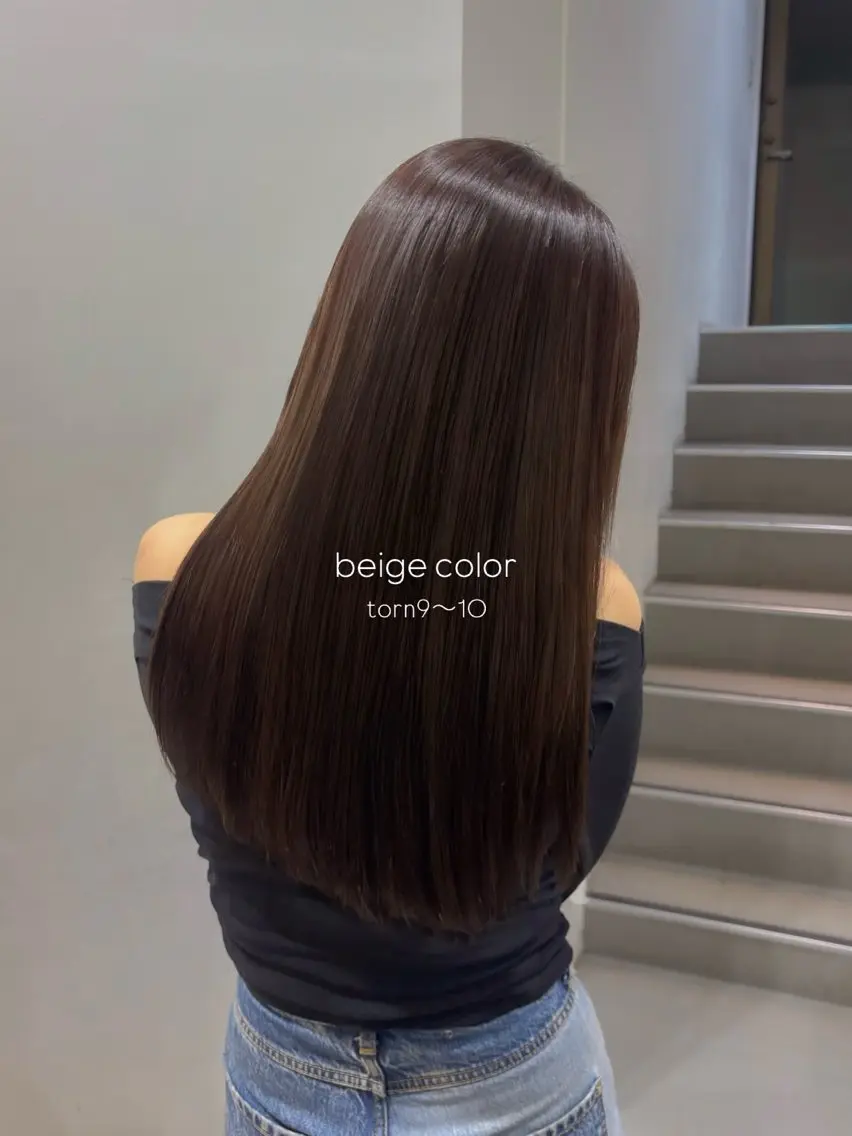 ロング カラー ヘアカラー トリートメント Misaki 🍒のヘアスタイル