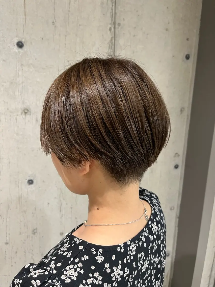 ショート カラー ボブ×艶カラー 特化・リクト💥のヘアスタイル