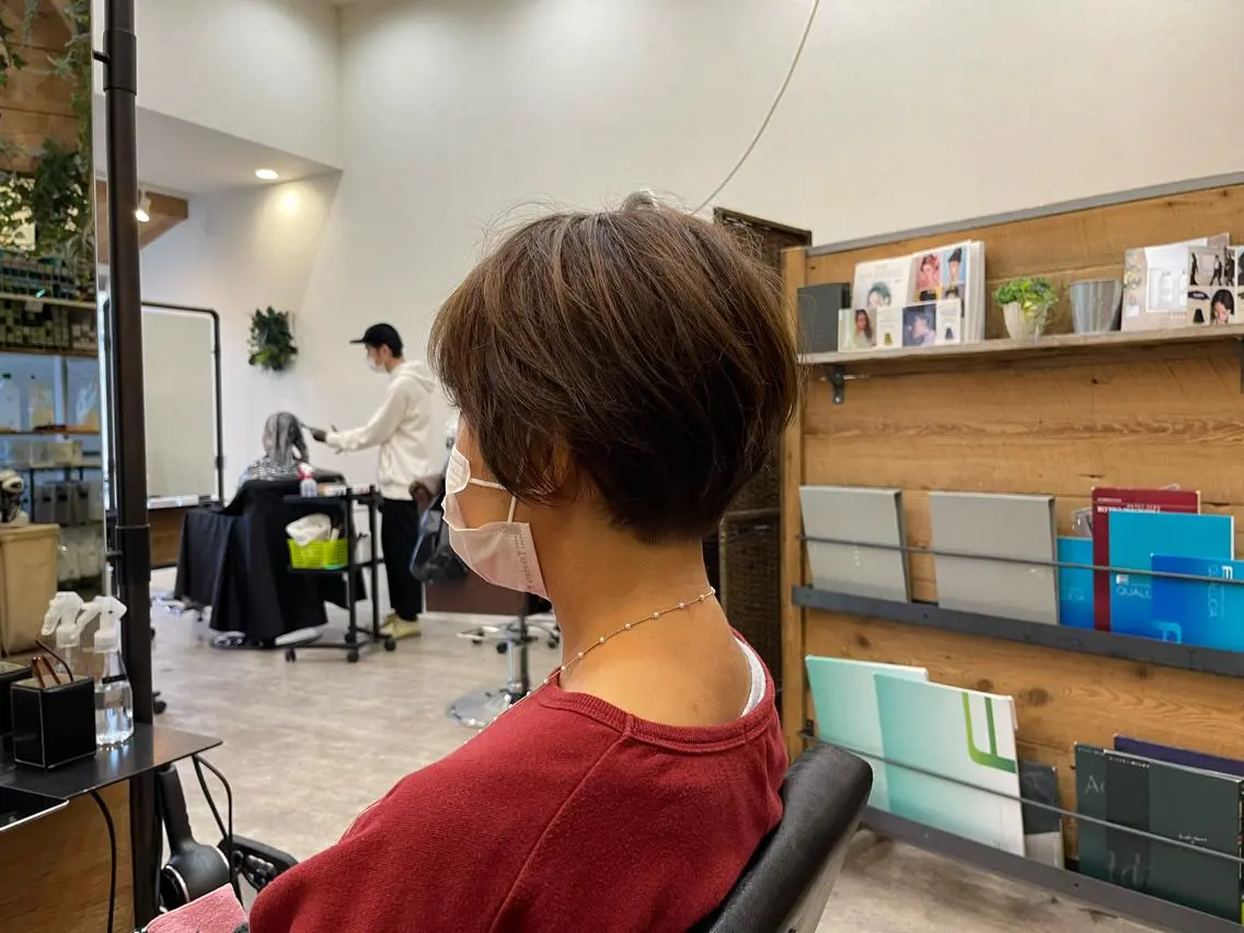 ショート くせ毛カット終着点 カワサキトオル溝の口のヘアスタイル