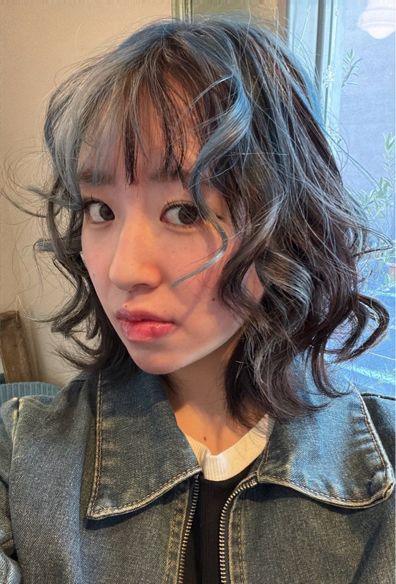 ミディアム カラー ヘアカラー トリートメント KURIAハイトーン /ピンクカラー/ボブのヘアスタイル
