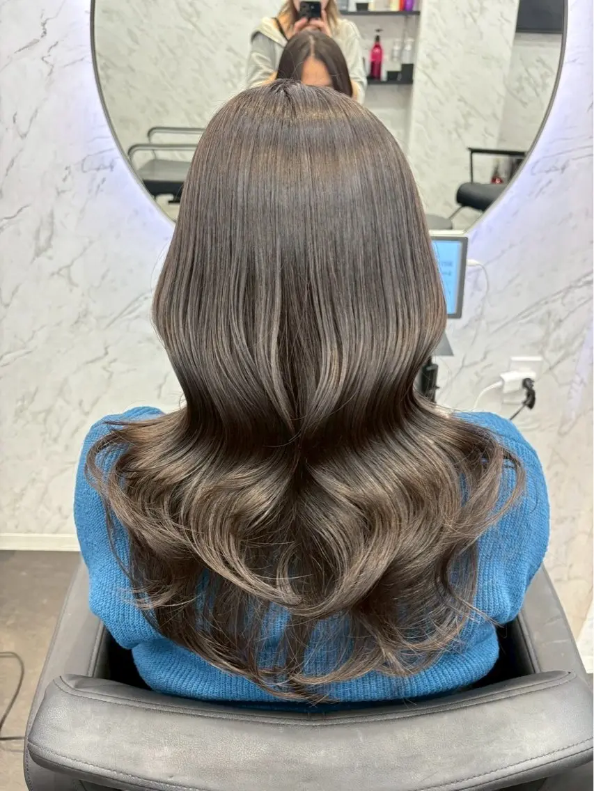 【ブリーチなしで明るくしたい方👩🏻‍🦰】ブリーチなしダブルカラーの写真
