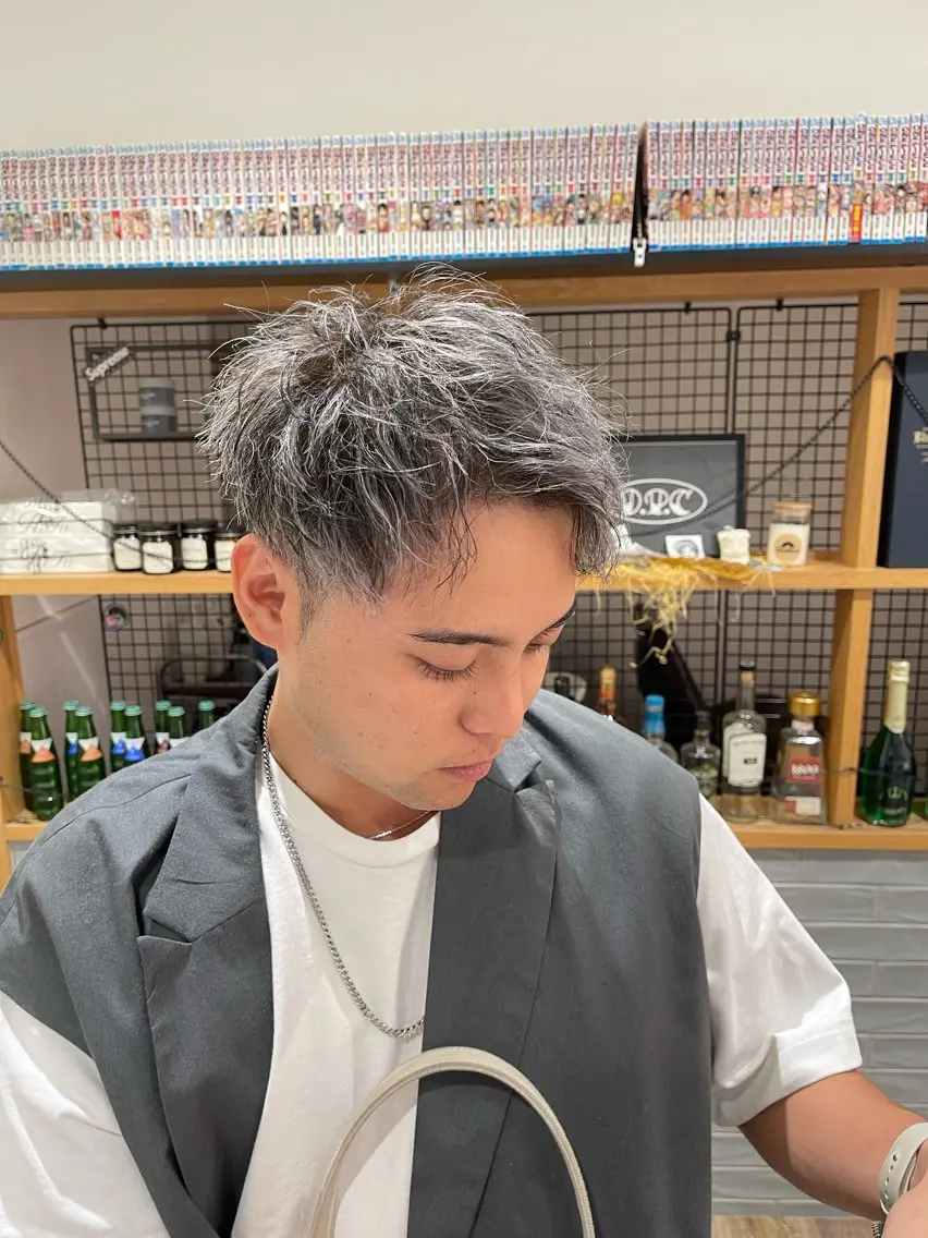 カット+ハイライトの写真
