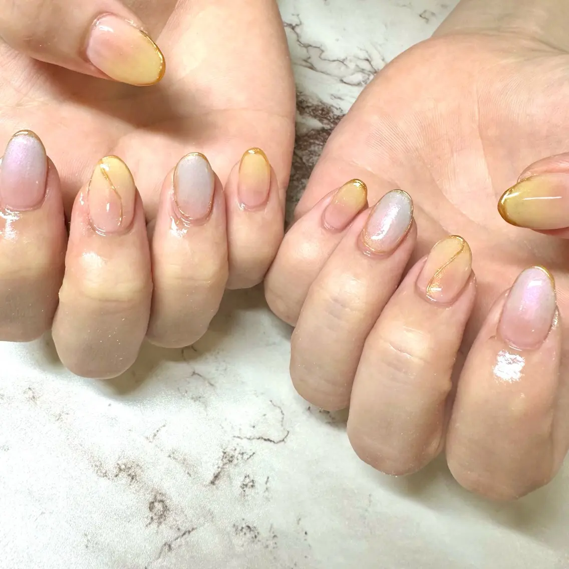 ネイル ハンドネイル Ange 🍊YUI🍊のネイルデザイン
