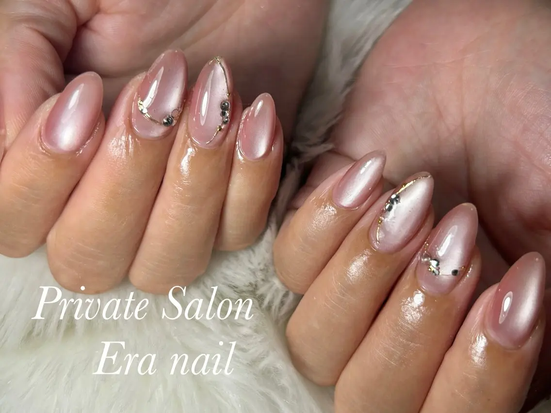 ネイル マグネットネイル ハンドネイル Era nailのネイルデザイン
