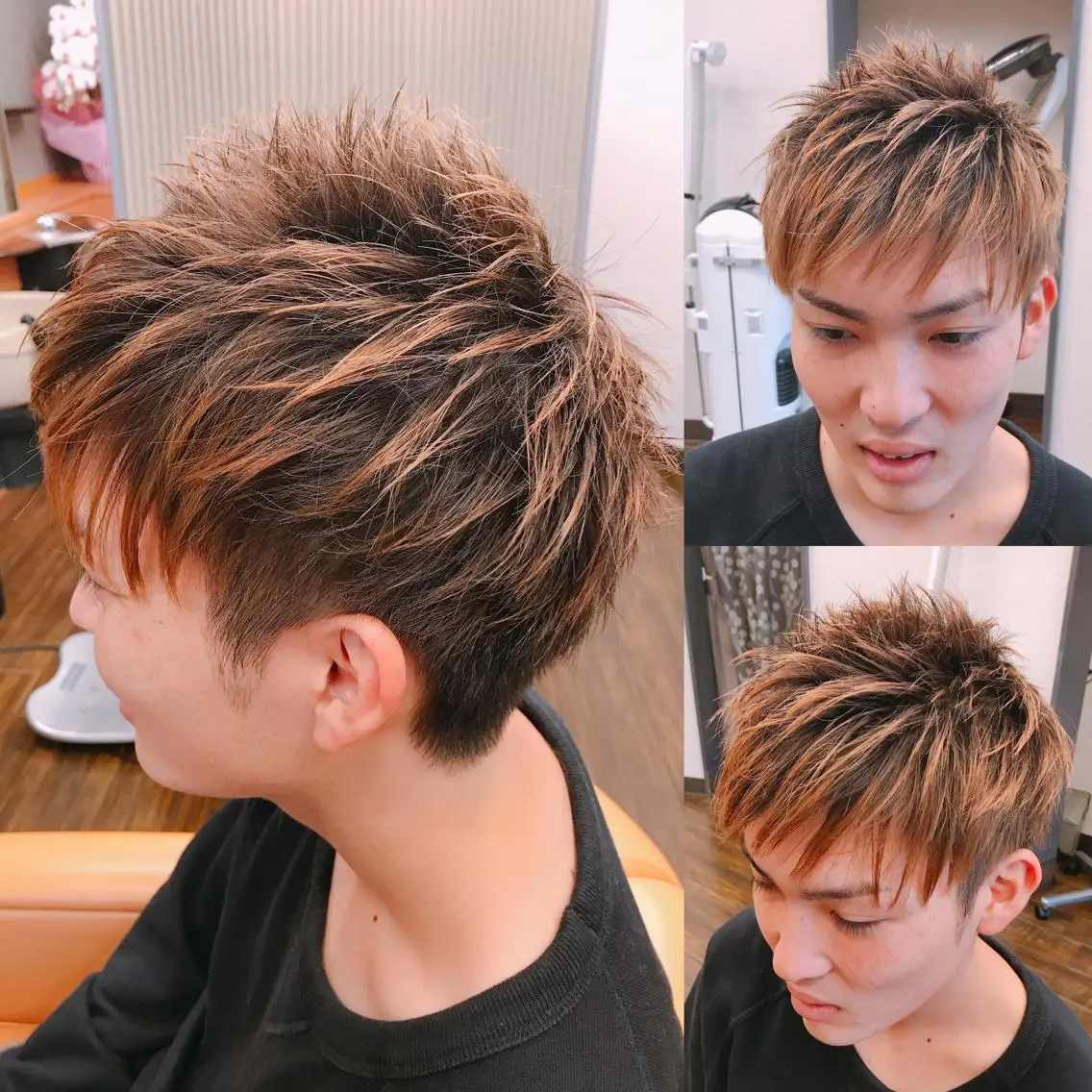 ショート メンズ 野川 純麗のヘアスタイル