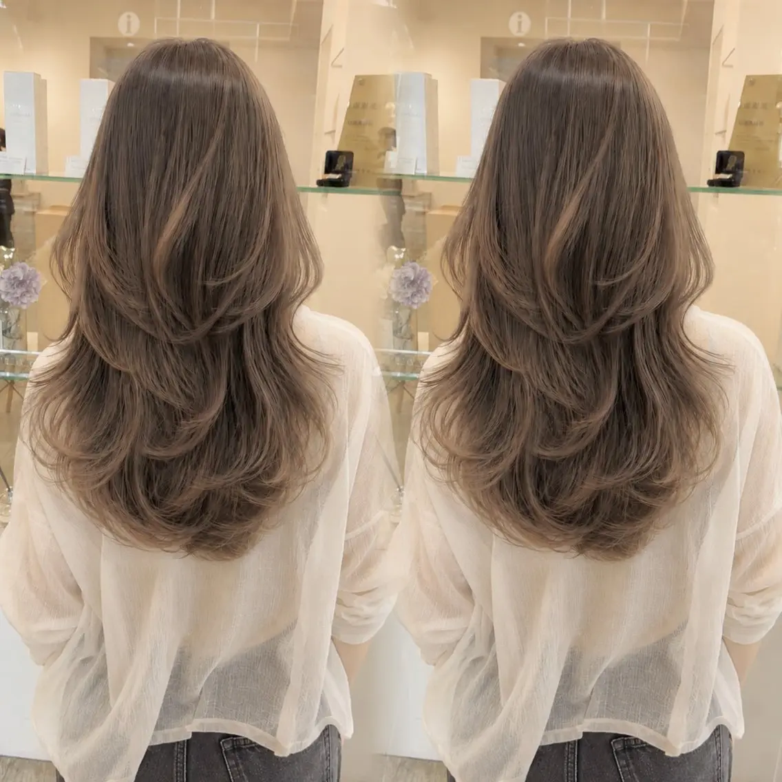 ロング カット トリートメント 透明感カラー💎✨/ 梅田/KUREAのヘアスタイル
