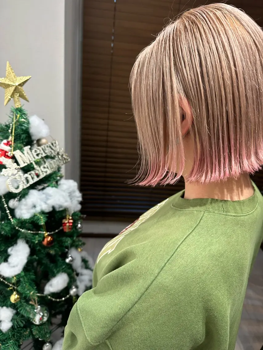 ⭐️今だけ特別価格✂︎シングルカラー+オリジナルトリートメント⭐️の写真